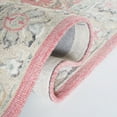 thumbnail image 5 of SAFAVIEH Glamour Pierce Bordered Wool Area Rug, Pink/Beige, 6' x 6' Square, 5 of 8