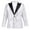 Silver, variant on Vxuxlje Kids Boys Full Sequins Formal Jacket Coat One Button Tuxedo Tailcoat for Party Singer Show Black 12
