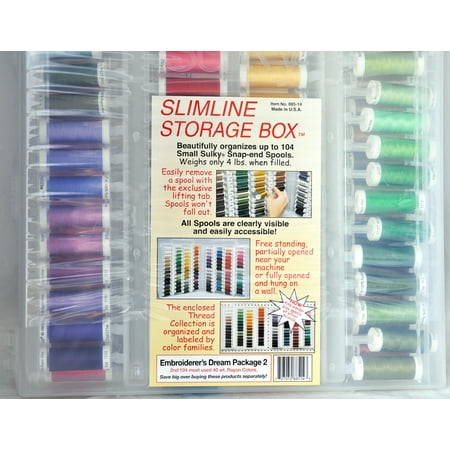 - Sulky Slimline Embroiderer's Dream Package 2 Box 40 Wt. Rayon 885-14