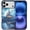 Blue Castle, variant on Case for iPhone 17 Pro, Evil Eye Charm Design Hybrid Dual Protection Soft TPU Hard PC Shockproof Anti Scratch Men & Women Stylish Protective Phone Case