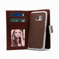 thumbnail image 2 of Samsung Galaxy S7 Wallet Case, Mignova Premium Canvas Detachable Folio Flip Credit Card Holder Slim Magnetic Closure Soft Rubber Bumper Case for Samsung Galaxy S7 (Brown), 2 of 6
