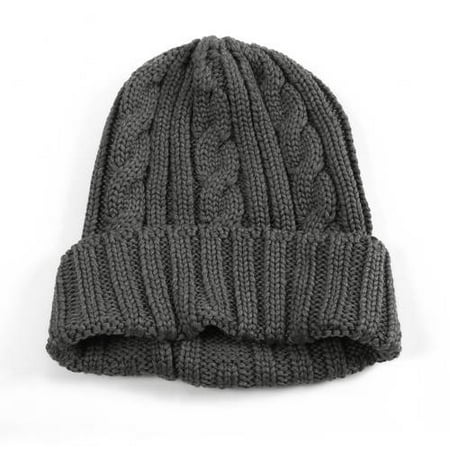 MUK LUKS Men's Knit Cable Cuff Hat