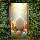 thumbnail image 2 of Impresionantes cortinas para puertas con estampado animal de Pascua, las favoritas de los niños. Ilumina el espacio de tu hogar con ternura y creatividad., 2 of 2