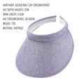 thumbnail image 2 of cfhntfmh Sun Visor Hats Women Men Clip On Wide Brim Visors Hat Outdoor Sports Golf Beach Athletic Tennis Caps, 2 of 2