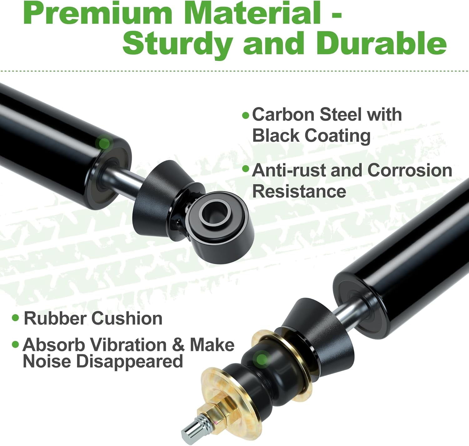 10L0L Golf Cart Shocks Absorbers Kit for Club Car Precedent, Onward, Tempo 2004-up, Front Rear Shocks Replace OEM 102288501 102588601 1013164 1014236 102706401 102588501
