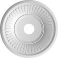 thumbnail image 5 of Ekena Millwork 19"OD x 3 1/2"ID x 1"P Berkshire Thermoformed PVC Ceiling Medallion (Fits Canopies up to 8 3/8"), Aged Copper, 5 of 5