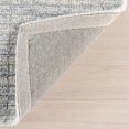 thumbnail image 3 of Rugs USA Melrose Checked Wool Area Rug, 3' x 5', Melrose Light Blue & Grey, 3 of 8