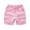 Pink, variant on Eltusu Girls Cotton Athletic Shorts, Relaxed Fit Soft Casual Elastic Waist Summer Shorts Pink Size 1-12 T