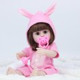 thumbnail image 1 of Muñeca de renacimiento de 38 cm, muñeca de goma suave de vinilo para bebé, muñeca de juguete para niños, 1 of 2
