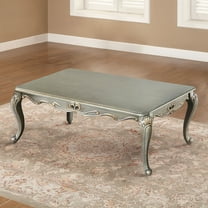 Furniture of America Emmell Traditional Solid Wood Coffee Table, Champagne