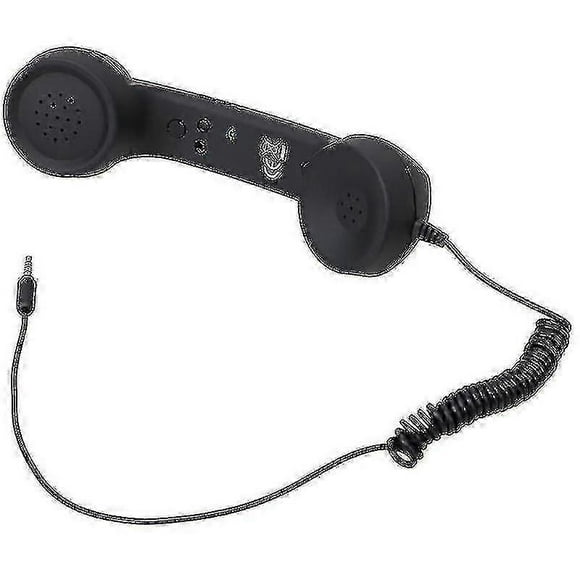 3.5mm Retro Mobile Phone Cellphone Receiver Telephone Handset With Microphone