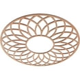 thumbnail image 2 of 32"OD x 11"ID x 3/8"T Cannes Wood Fretwork Pierced Ceiling Medallion, Cherry, 2 of 3