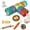 Rainbow, variant on RYLZX Rabbit Toys, Bunny Tunnels & Tubes, Collapsible 3 Way Rabbit Hideout Tunnel with Chew Toys for Bunny Guinea Pig Ferret Kitten