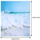 thumbnail image 5 of Cortina de ducha con gancho gratis Cortina de ducha impermeable para suministros de baño para el hogar 180x180cm, 5 of 5
