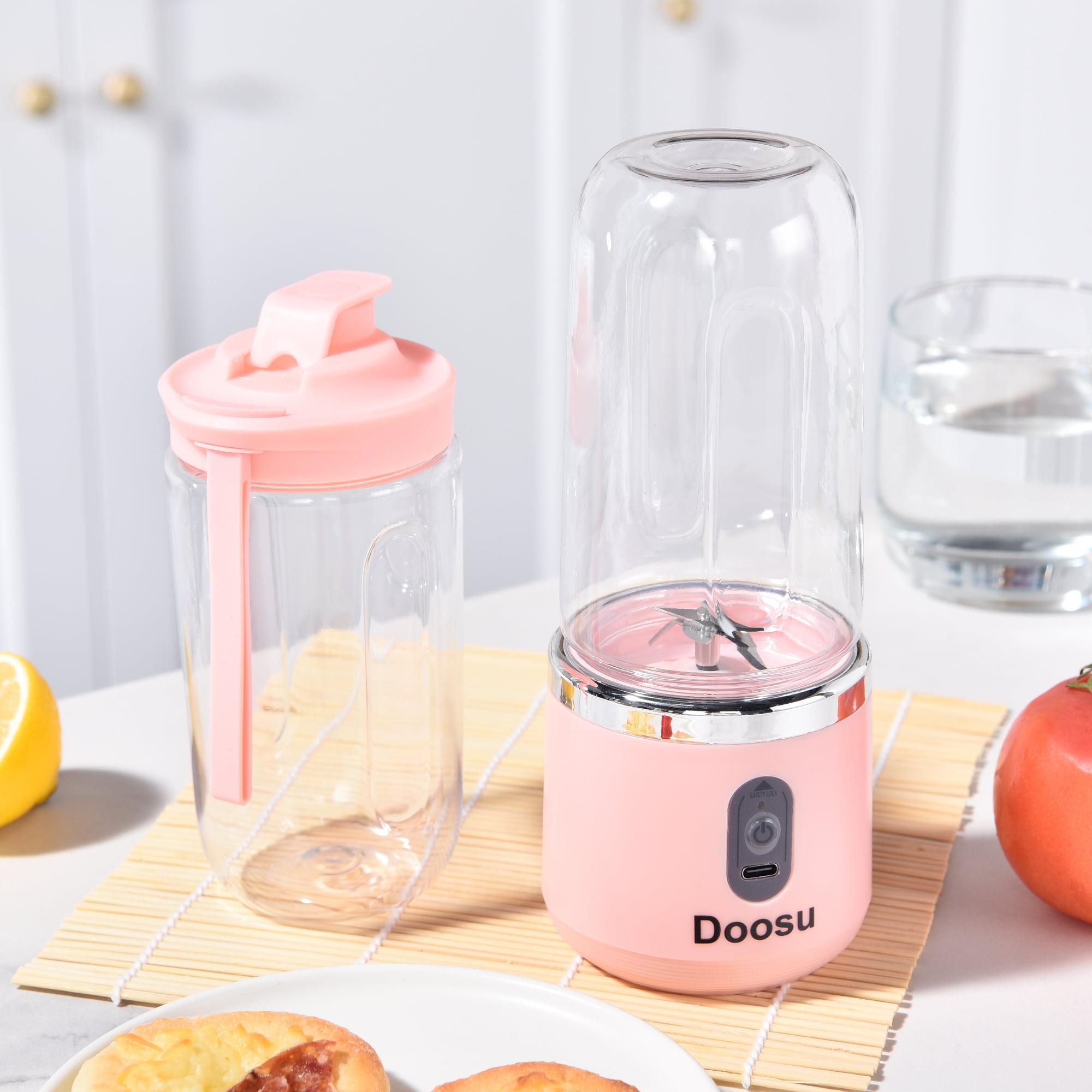 Doosu Juice Machine, Portable USB Charging Juicer Blender - Compact Design, Easy to Clean, Ideal for Smoothies and Shakes