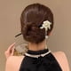 thumbnail image 1 of Horquilla hecha a mano estilo antiguo horquilla clásica de ébano horquilla elegante estilo Tang estilo nacional Mulan, 1 of 4