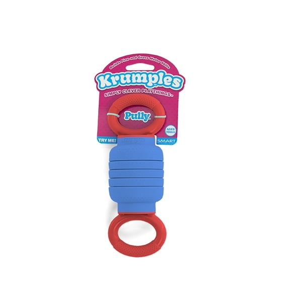 Krumples Pully Blue Fidget Toy for Ages 1 and Up
