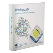 Circle-A-Medical Hydrocate Hydrocolloid Wound Dressing Sterile, 4 x 4 10 Pack