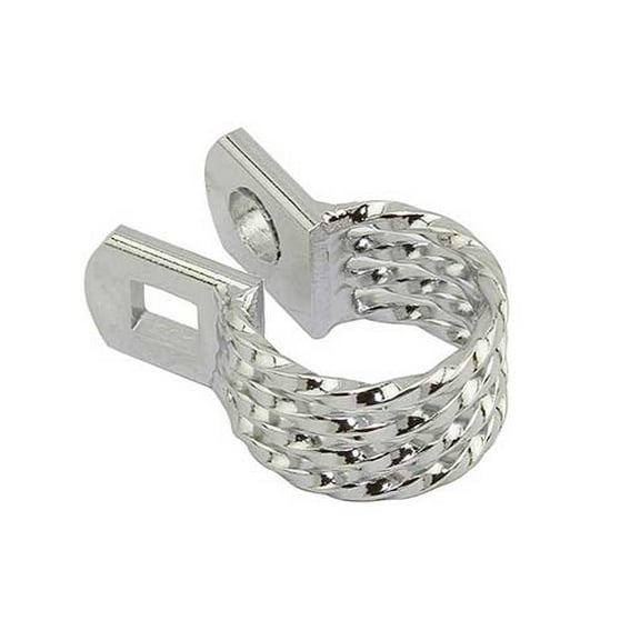 bike Lowrider Twisted Seatpost Clamp Outer Diameter 25.4mm 600 Chrome.bicycle Seatpost