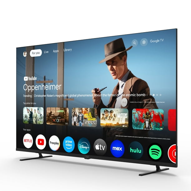 FPD 43-inch Smart TV, 4K UHD Google TV with Google Play Built-in