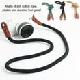 thumbnail image 3 of Round Rope Camera Strap, Universal Mounting Soft Cotton Cord With Attachment , Retro Minimalist Neck Shoulder Wrist Strap For DSLR SLR Mirrorless Cameras, 3 of 8