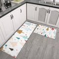 thumbnail image 2 of White Christmas Tree Pattern Kitchen Rugs Sets Of 2,Anti Fatigue Kitchen Mat Rugs Non Slip Washable,Decorative Kitchen Floor Mats for Kitchen,Sink,Laundry,17"x30"+17"x47", 2 of 7