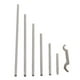 thumbnail image 4 of Micrómetro de profundidad Medidor de alta precisión de cabeza redonda Medidor de micrómetro de profundidad Herramienta de medición de calibre y 5 piezas de varillas de conexión(0-100 mm 4 pulgadas), 4 of 8
