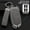 gun gray buckle, variant on Zinc alloy+leather Car Key Cover Case Fob For Jeep A 2/3/4/5 buttons key case Case Remote Protection Cover Bag Shell Accessaries