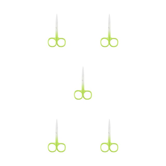 Seitruly Pinza para cutículas de uñas, tijeras de acero inoxidable, recortadora de cejas resistente al agua, herramienta de recorte práctica, verde Type2 NO2 Seitruly CBP288346
