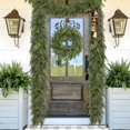 thumbnail image 4 of Guvpev 6FT Christmas Cedar Garland - Real Touch Artificial Cypress Garland, Realistic Green Faux Greenery Garlands Winter Decor for Holiday, Mantel, Fireplace, Indoor Outdoor Christmas Decorations, 4 of 4