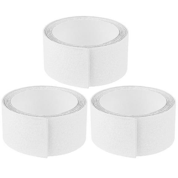 GARVALON 3 Rolls Bathroom Anti Slip Stickers Square Transparent Bathtub Sticker Pads For Bath Shower Floor