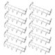 thumbnail image 4 of 10 Piezas Ganchos para Puertas Colgador Percha de Acero Inoxidable con 5 Ganchos Resistente para Armarios Dormitorio Cocina Sala de Estar Oficina, 4 of 9