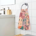 thumbnail image 3 of Yayeee 100% Cotton Hand Towels for Bathroom 16" x 28" Soft Absorbent Kitchen Towel, Cityscape Painting, 3 of 7