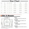 thumbnail image 3 of Womens Coats Outerwear Winter Casual Women's Hooded Collar Neck Summer Qutwear Pocket Gradient Prined Regular Women's Long Sleeve, 3 of 8