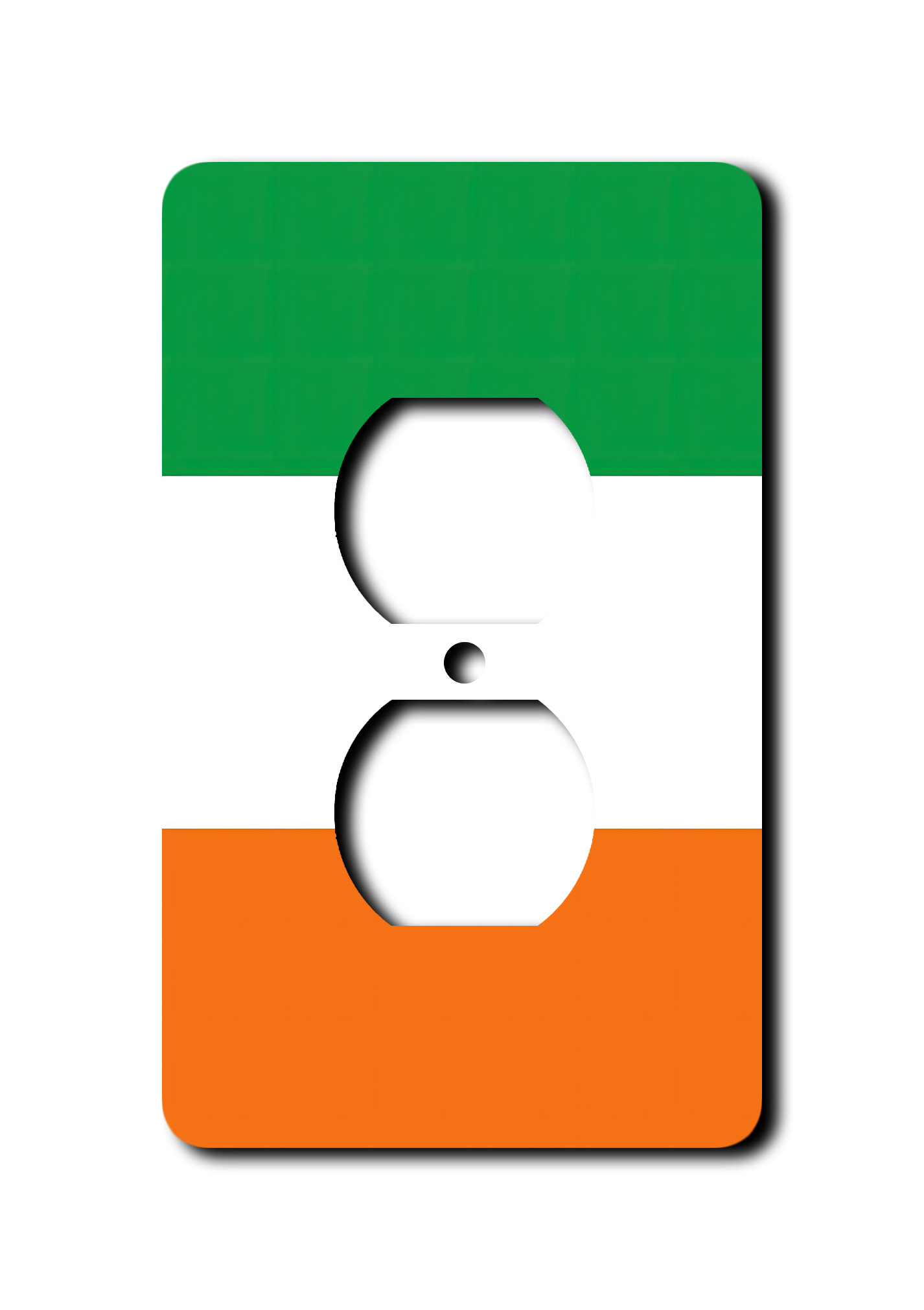 Off The Wall Plates - Irish Flag - Single Gang Outlet - Walmart.com