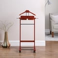 thumbnail image 2 of VL16204 Deluxe Wardrobe Valet in Dark Cherry, 2 of 7