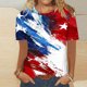 thumbnail image 2 of Pantalones Cortos para Mujeres Sexy, Moda Casual Impreso Cuello Redondo Camiseta de Manga Corta para el Verano Y Diario, 2 of 4