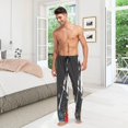 thumbnail image 4 of Top-kevin Men's Pajama Pants Christmas Winter Elastic Waistband Soft Lightweight Sleep Lounge Pajama Bottoms with Pockets,S-XXL, 4 of 13