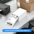 thumbnail image 2 of 500 Pack 4x6 Thermal Shipping Labels, Direct Print Paper for Mailing & Shipping Packages, 2 of 7