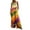 Yellow, variant on Fgvctg Mardi Gras Formal Jumpsuits for Women Wide Leg Pant Carnival Party Spaghetti Straps Festival Mask Print Jumpsuit Sleeveless Bib Overalls Sprimg Romper Clothes With Pockets Black XL