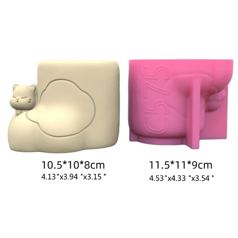 Geometric Candle Mold Silicone Mold for Candle Making Reusable Candle Resin Mold