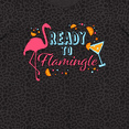 thumbnail image 4 of Inktastic Ready to Flamingle- Flamingo Party Women's Plus Size T-Shirt, 4 of 5