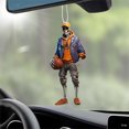 thumbnail image 2 of Figuras de esqueleto Naiovety modernas y acrílicas decoración de Halloween baloncesto Type3 NO3, 2 of 6
