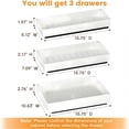 thumbnail image 1 of TROPOW Pull-Out Drawer Organizer for Cabinets – 13.5 cm High, Sliding Shelves for Kitchen, Pantry, Bathroom – Small Size, 1 of 7