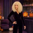 thumbnail image 5 of Holiday Halloween Party Accessory, Looking Blonde Afro Curly Wig, 16 Inch Breathable Daily Wear Synthetic Wig, Halloween Hairpiece, No Extra Styling Needed Ready to Wear Piece for, 5 of 6