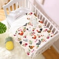 thumbnail image 2 of Chicken Flower Throw Blanket Funny Chicken Blanket for Toddler Women Men Chicken Printed Blanket for Couch Bed Outdoor Chicken Gifts for Chicken Lovers for Kids/Children Floral Chickens, 2 of 7