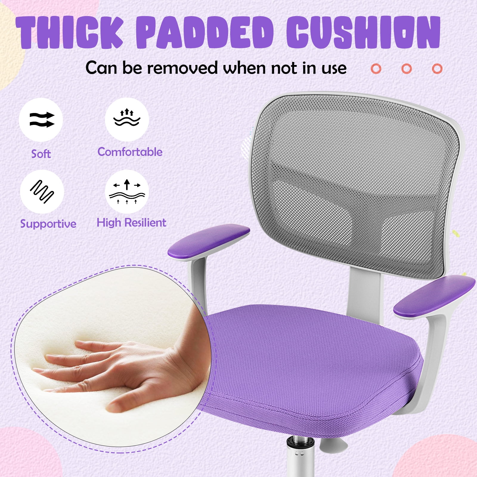 Walmart purple online chair