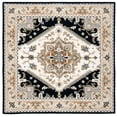 thumbnail image 2 of Safavieh Heritage York Oriental Wool Area Rug, Beige/Navy, 4' x 4' Square, 2 of 11