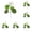 A, variant on 6 Pcs Geranium Bush 11.23 Inch for Table Centerpiece, Artificial Polyester Flowers for Indoor Decor, Geraniums for Assortment and Home Decoration, Artificial Decor, White