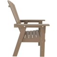 thumbnail image 3 of Portside Seashell Adirondack Plastic Outdoor Dining Chair, 3 of 9